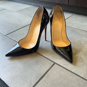 Christian Louboutin Black Patent So Kate size 39